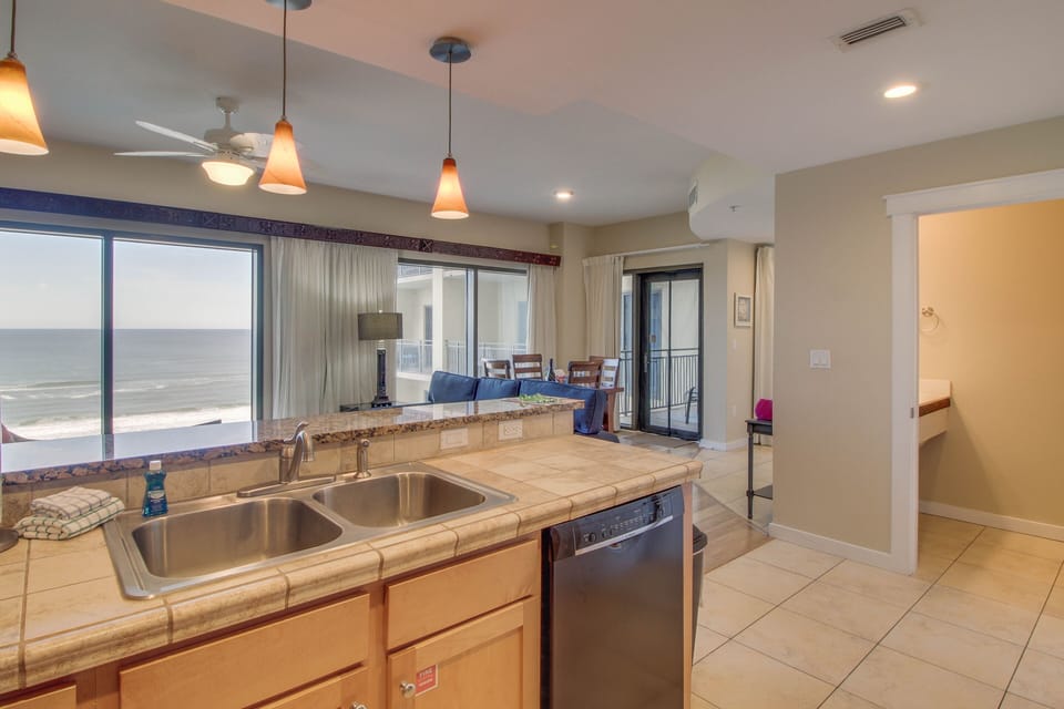 There is tons of natural light in the space! Gulf Views from every room!
