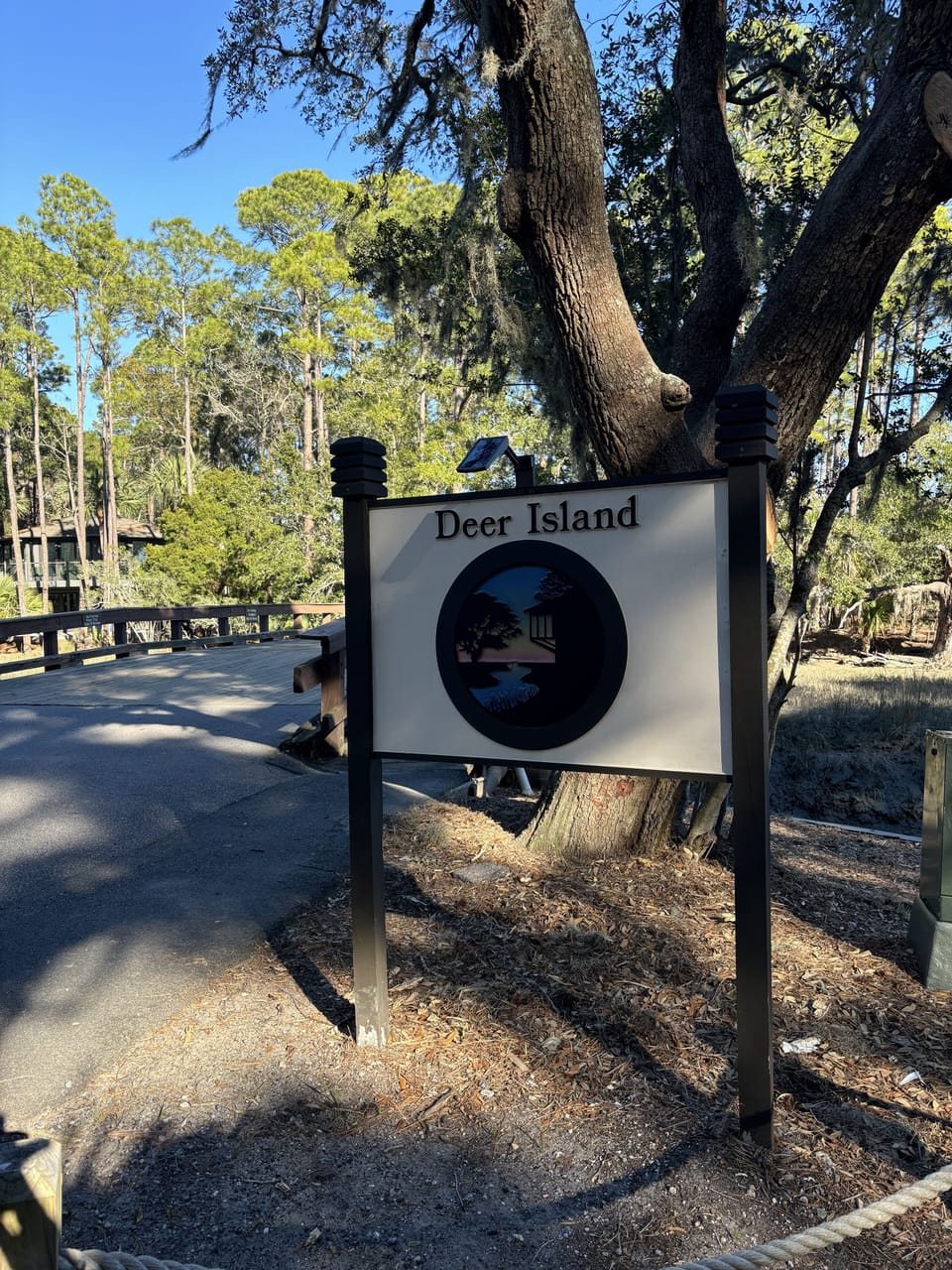 Enjoy fishing from the bridge!
