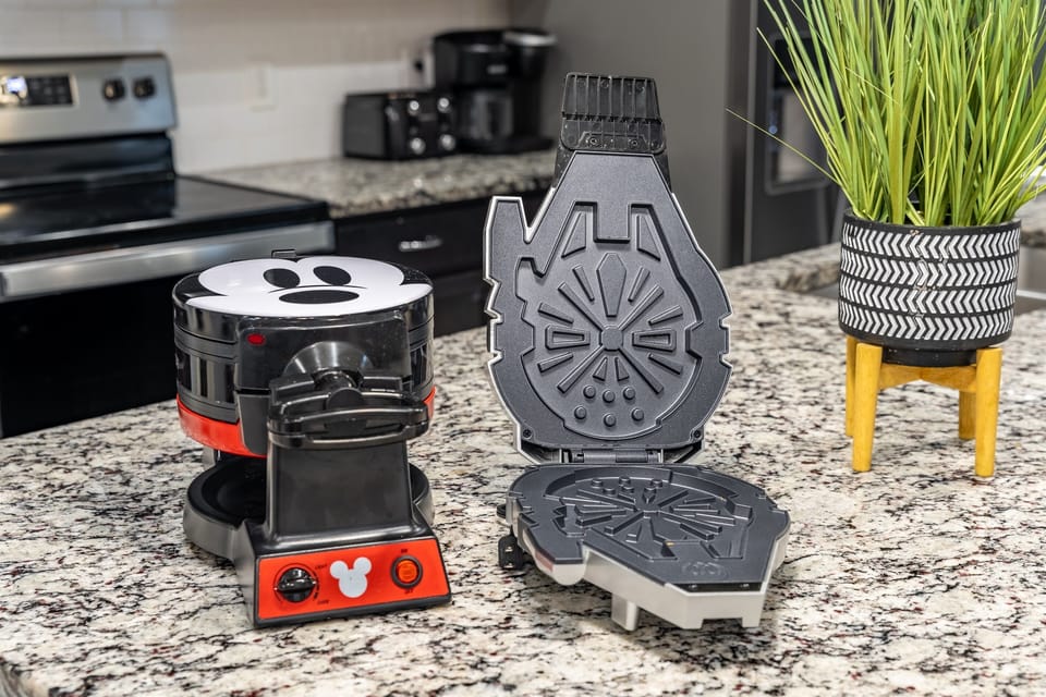 Mickey and Millennium Falcon Waffle Makers