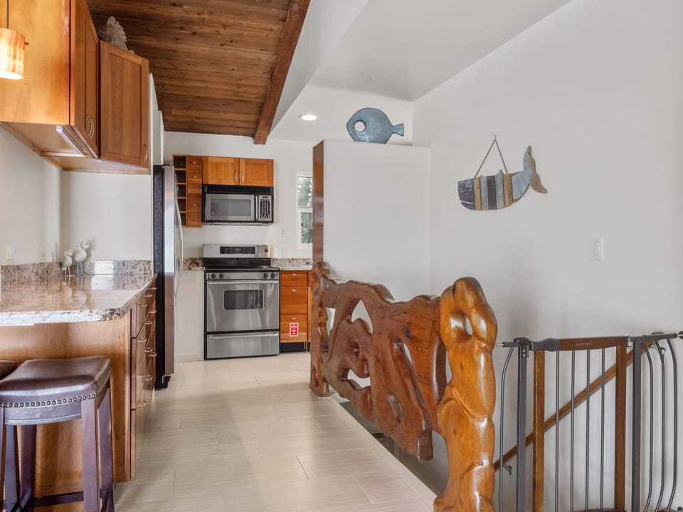 Upstairs kitchen