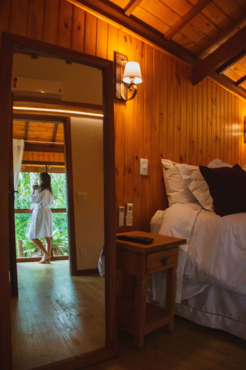 Superior Cabin, 1 Queen Bed, Garden Area | Premium bedding, down comforters, pillowtop beds, minibar