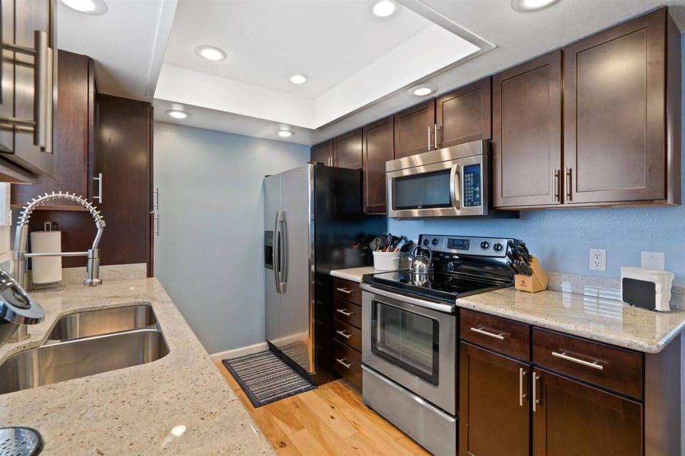 Whip up your favorite meals in the fully equipped kitchen