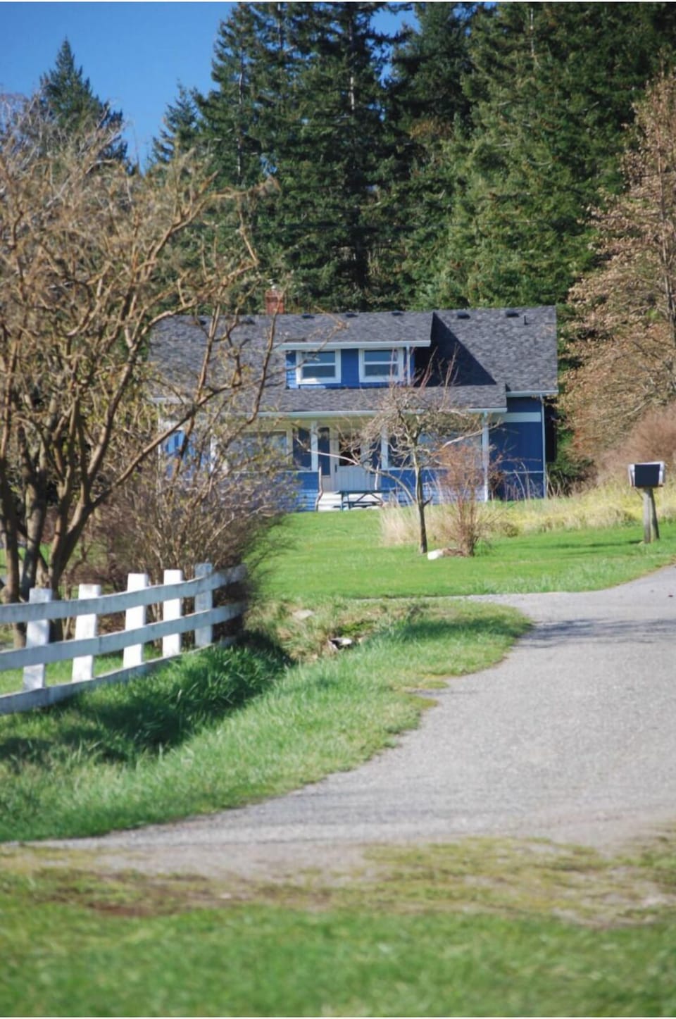 The house from the beach path