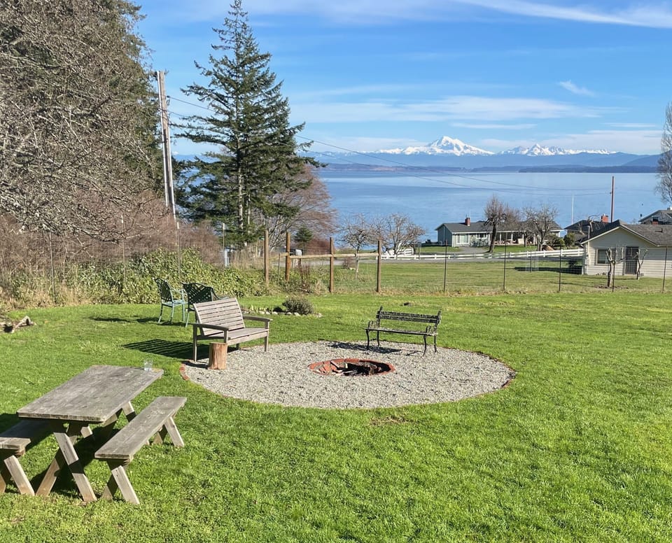 Fire pit (more benches coming!)