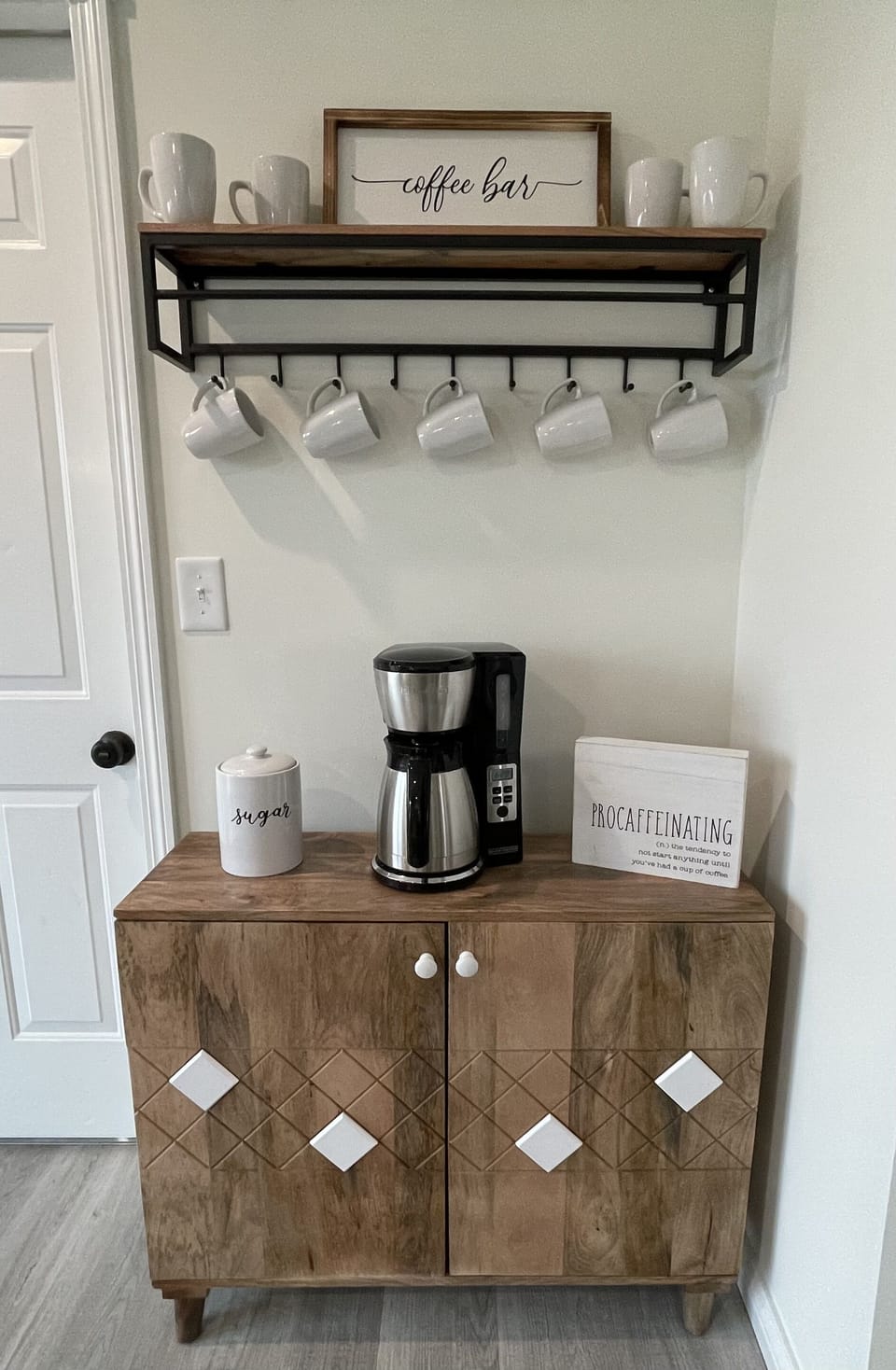 Do you like coffee as much as we do?  We provide coffee, creamer, and sugar.  