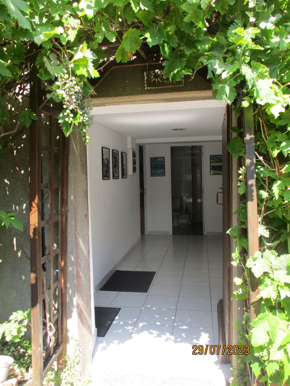 Flat entrance.