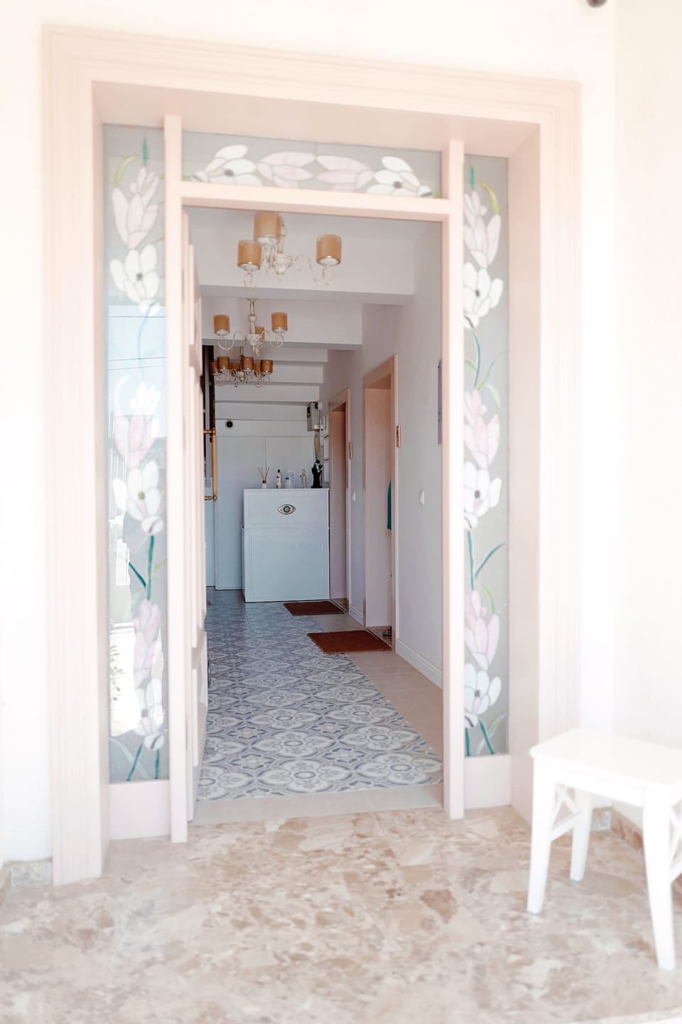Interior entrance