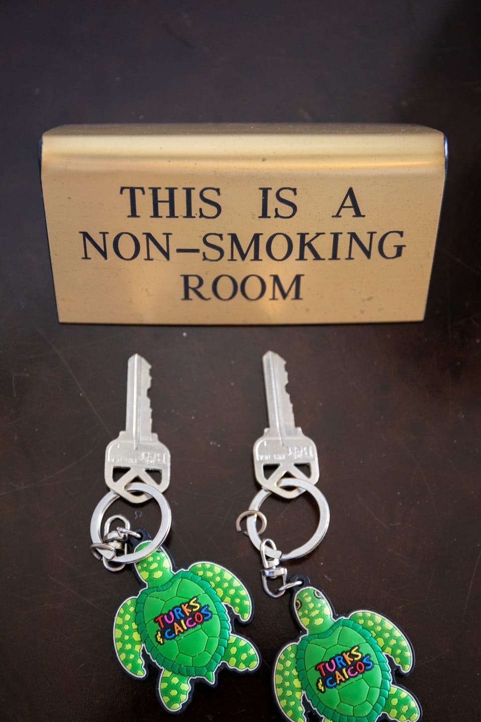 STRICTLY NON SMOKING IN THE SUITES