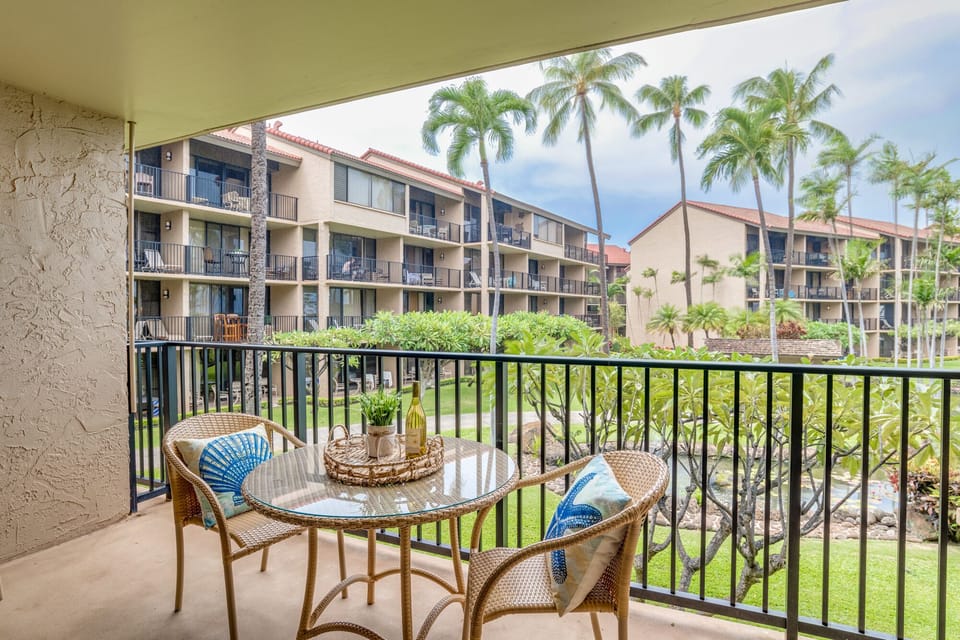 Eat in on your private lanai
