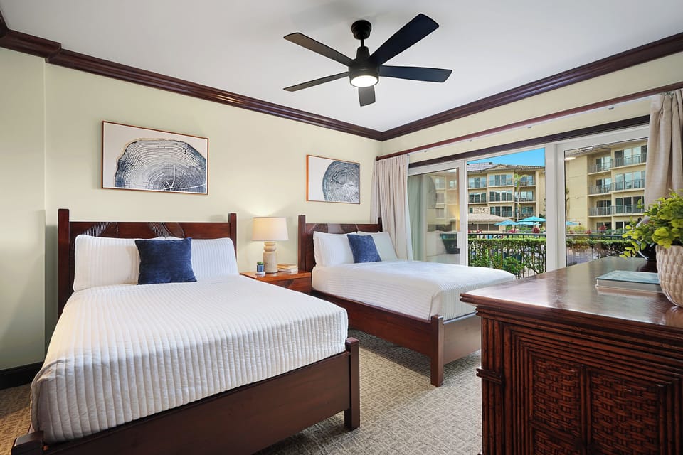 H104 Second Master Bedroom - 2 Full Beds