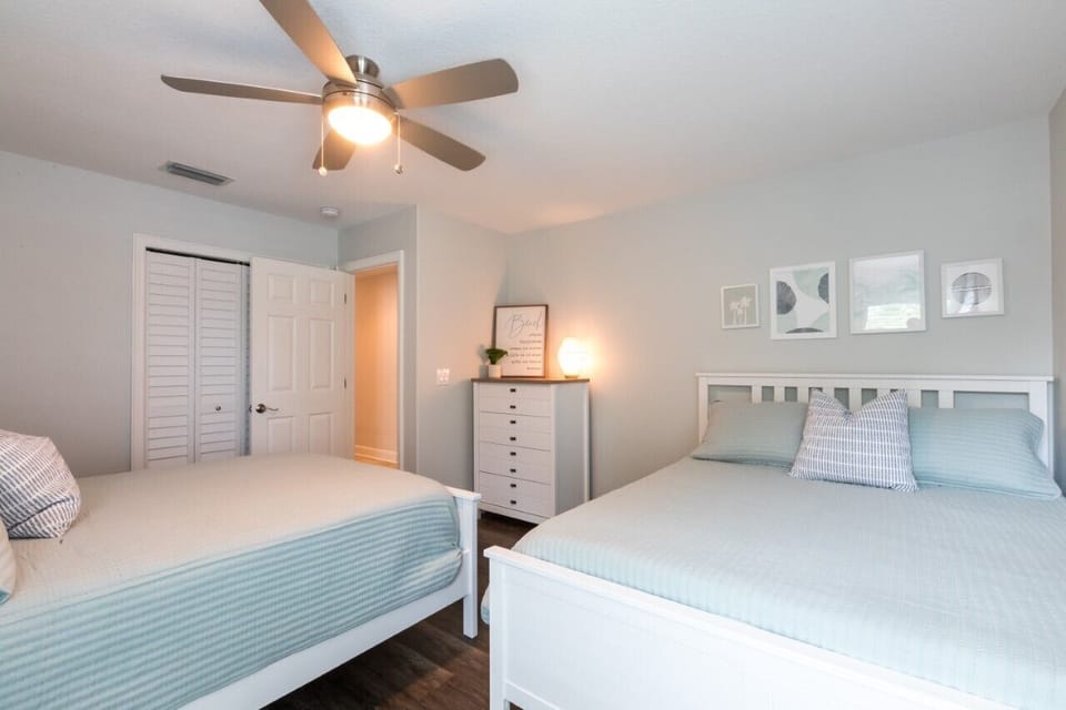Bedroom #3 equipped with 2 queen beds
