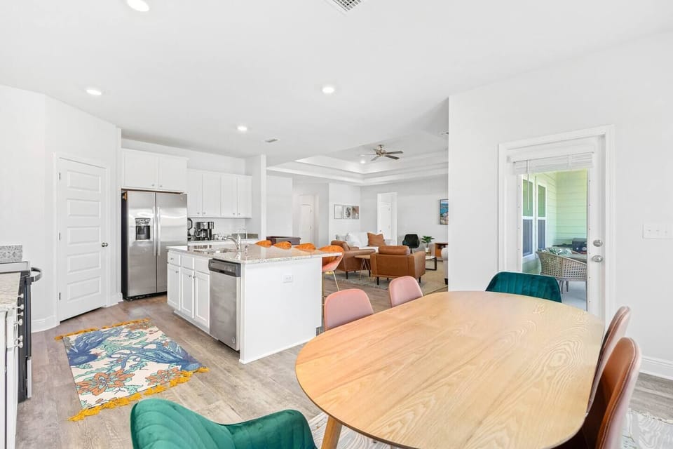 open living|kitchen|dining - seating for 10