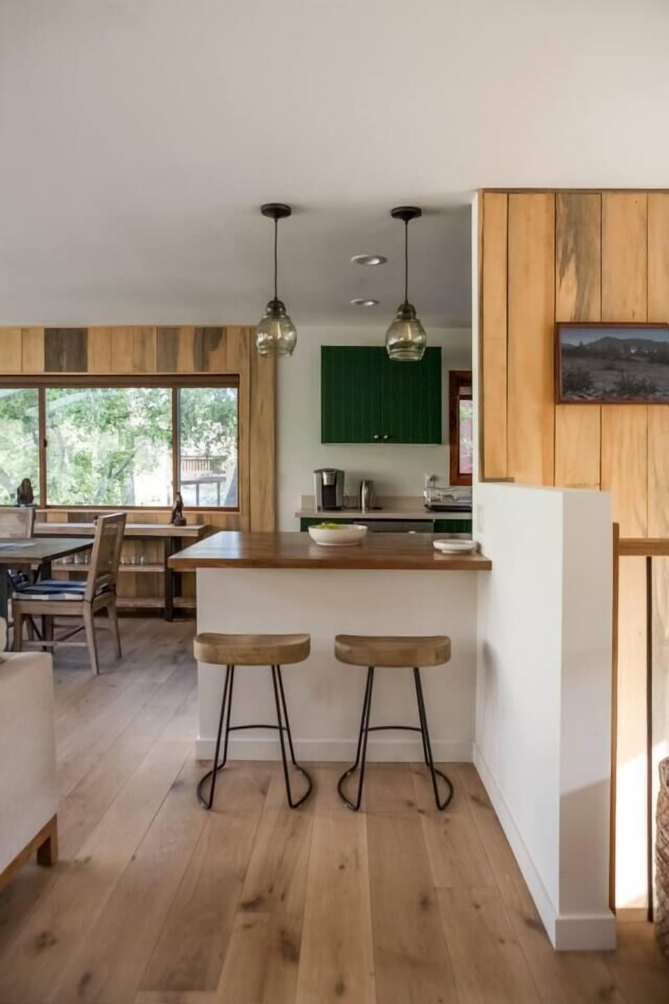 Many seating options throughout the home.