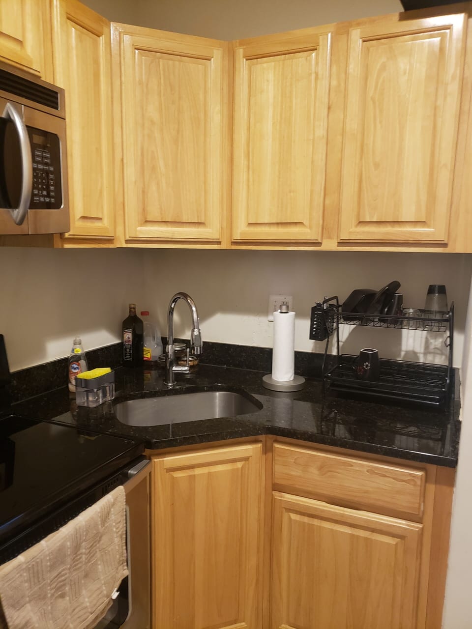 Sink with garbage disposal