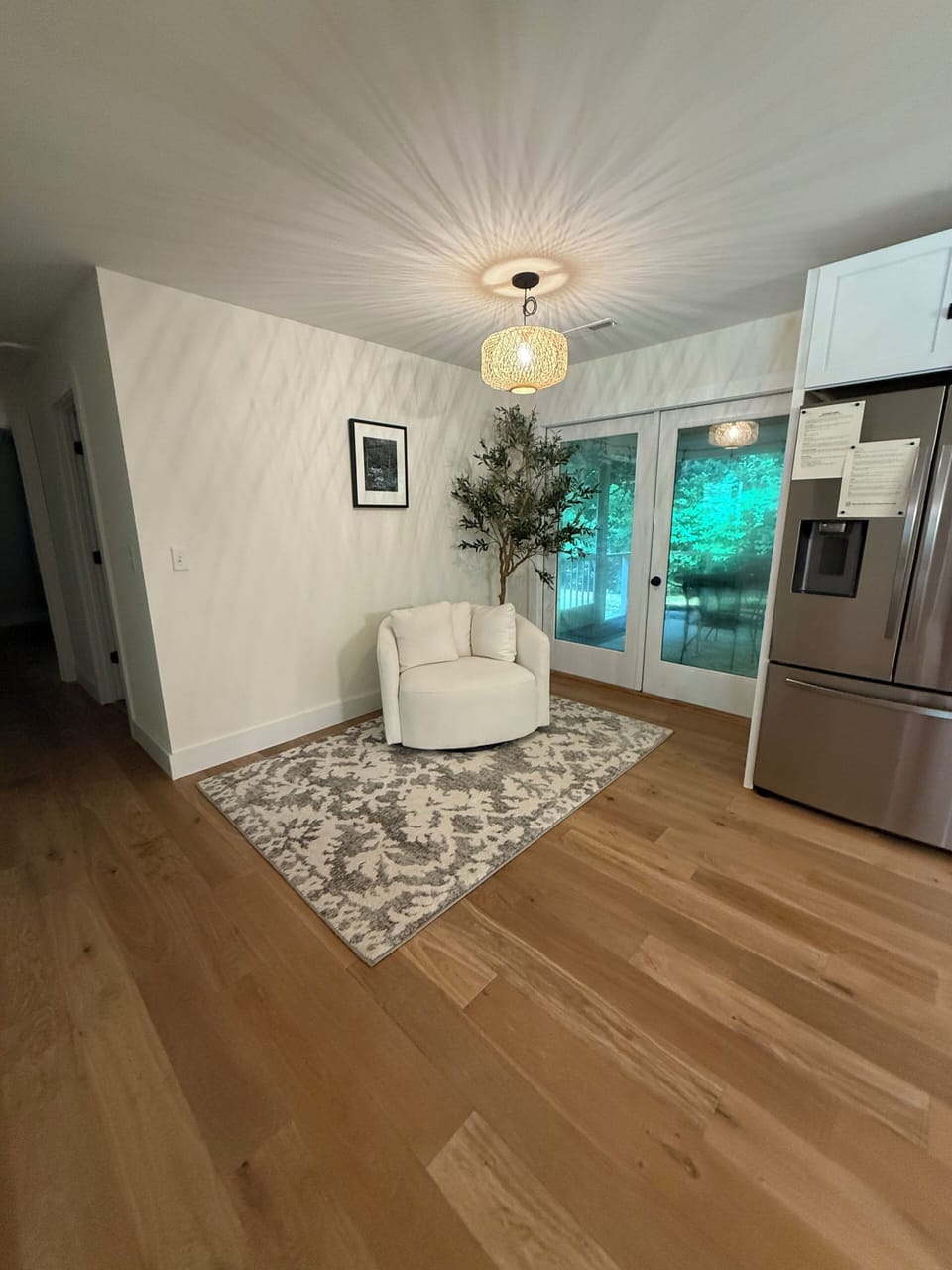 Reading nook off of kitchen 