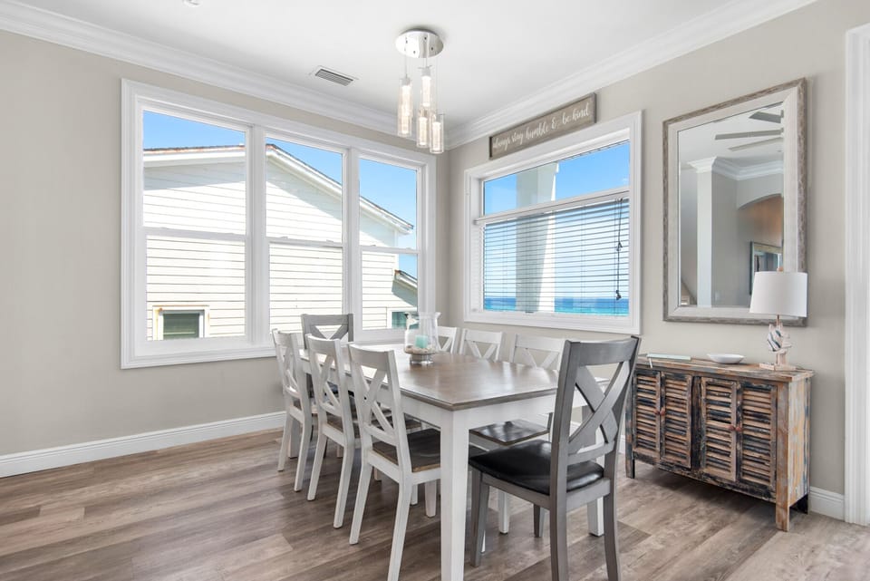 Dining Area with Gulf Views