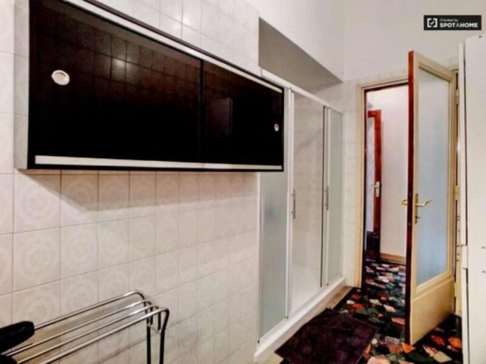 Shower, hair dryer