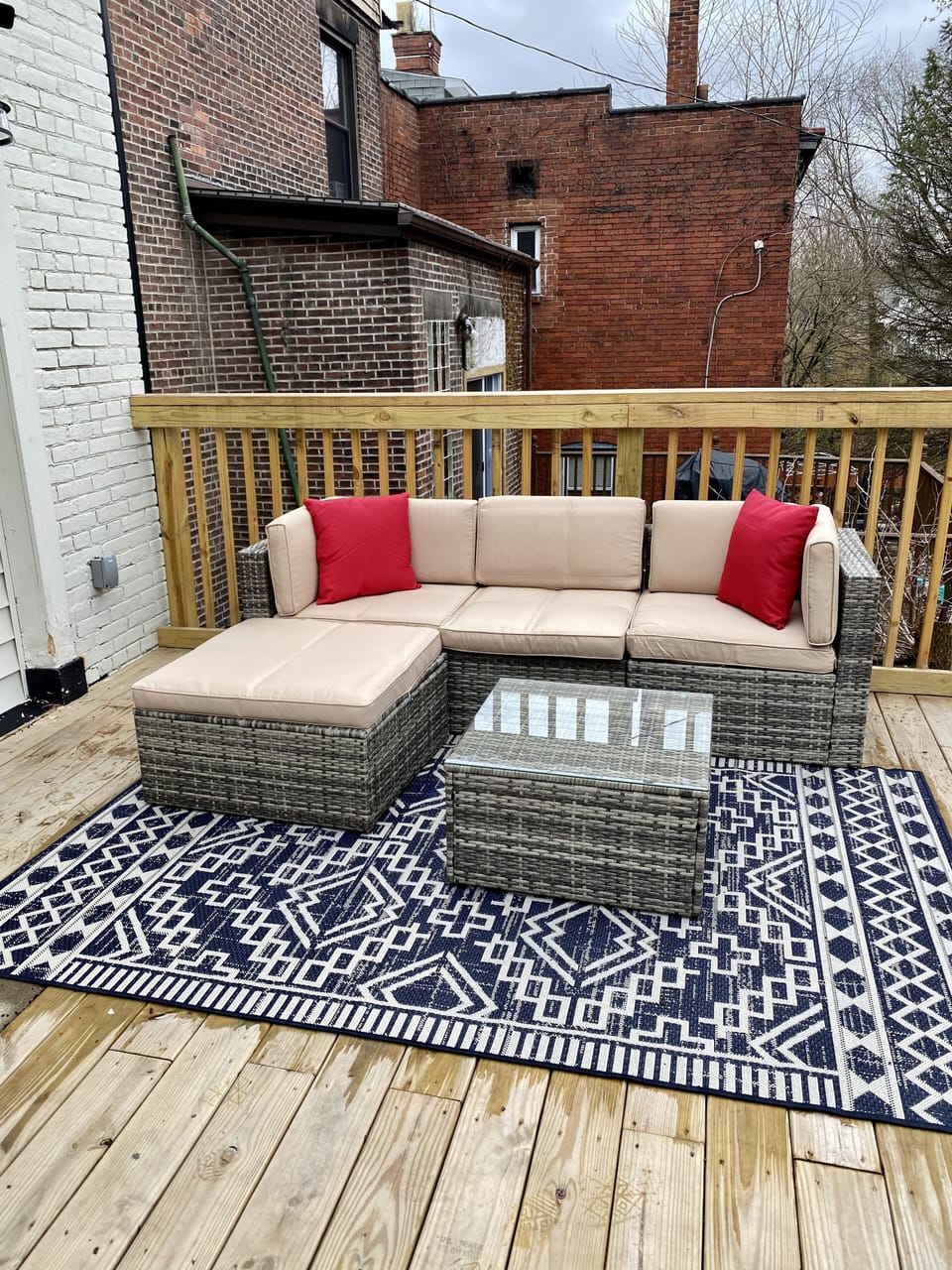 Backyard Deck Sofa.