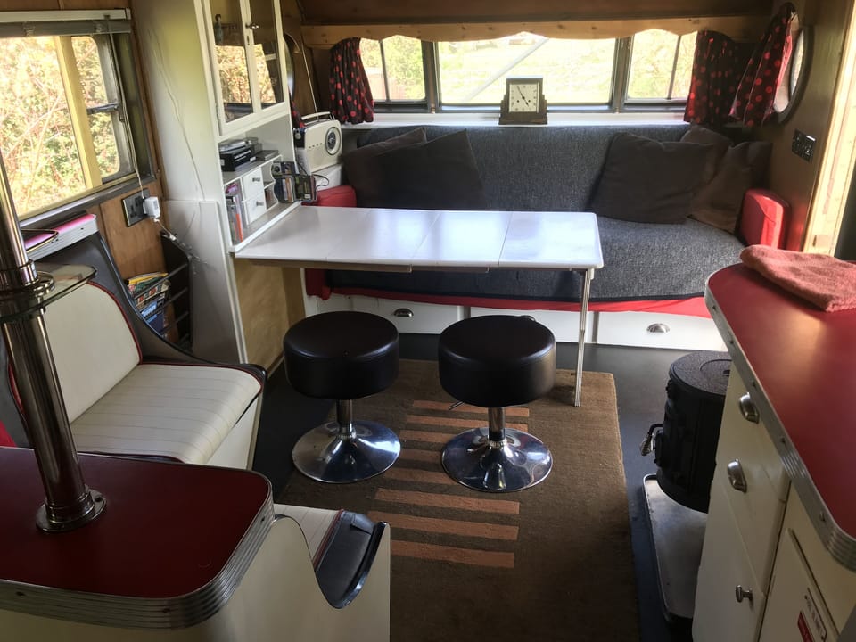 pull out table if needed