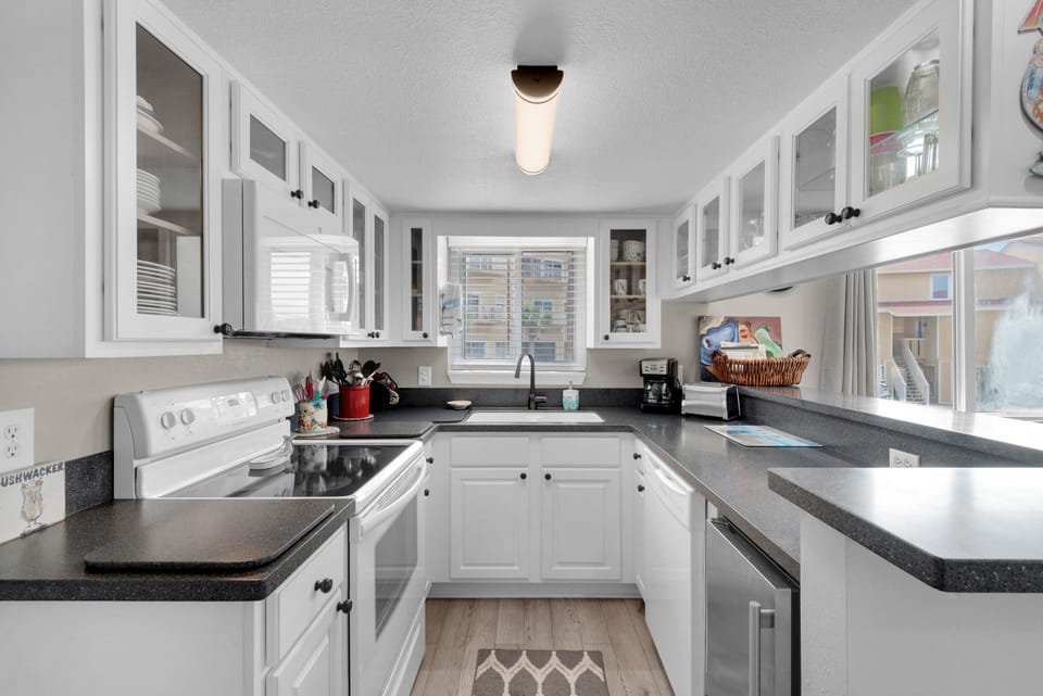Kitchen has everything your chef needs