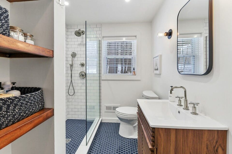 Brand new fully remodeled bathroom with walk in shower!