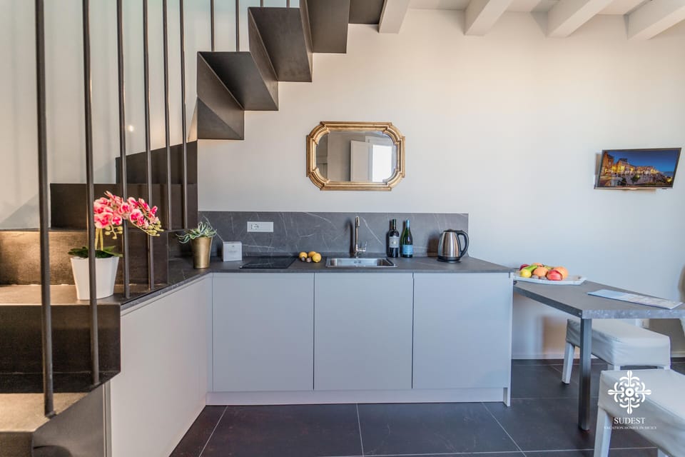 Fridge, electric kettle