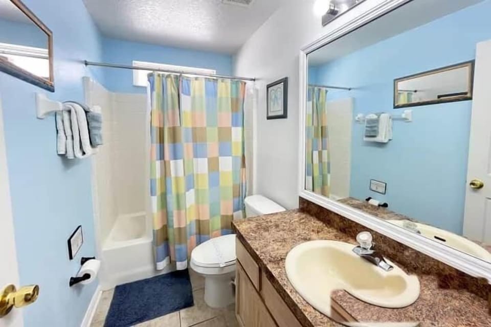 Shower over bath