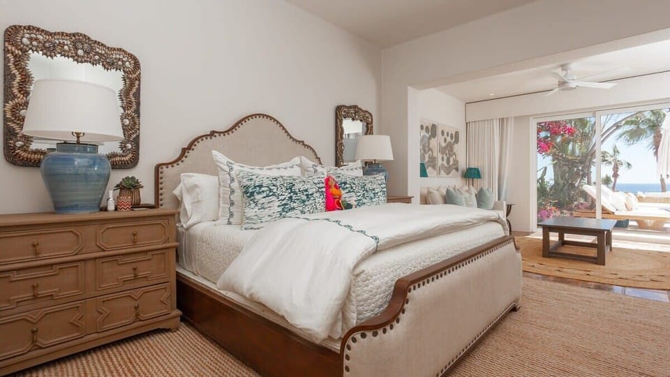 Villas Del Mar 212 - Primary bedroom with patio access