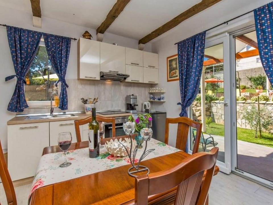 House (Four Bedroom Holiday Home with Swimmi) | Private kitchen | Fridge
