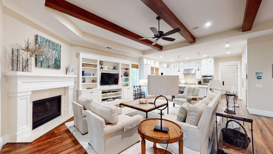 Living Room with HDTV