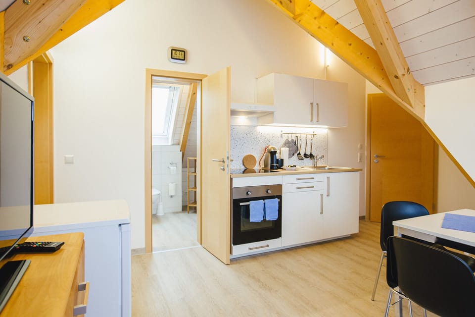 Apartment, Private Bathroom, Marina View (Dachgeschoss) | Private kitchen