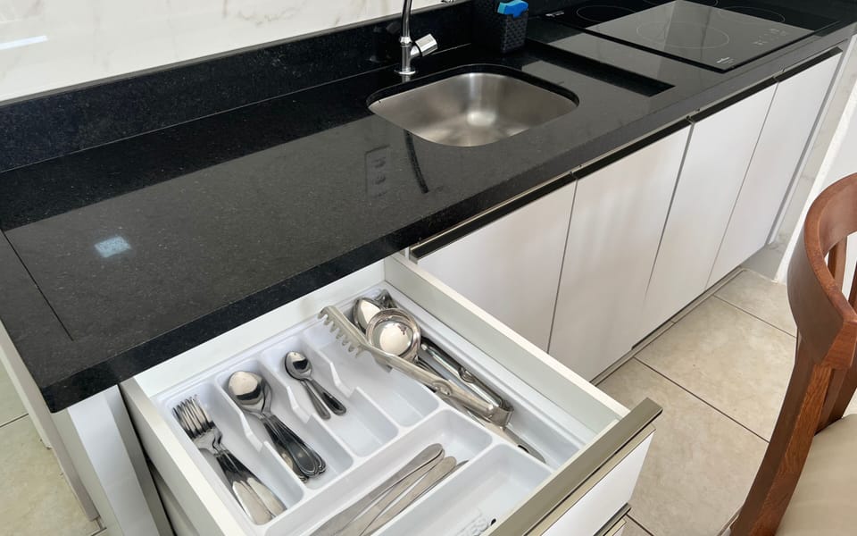 Family Apartment, Multiple Beds | Private kitchen