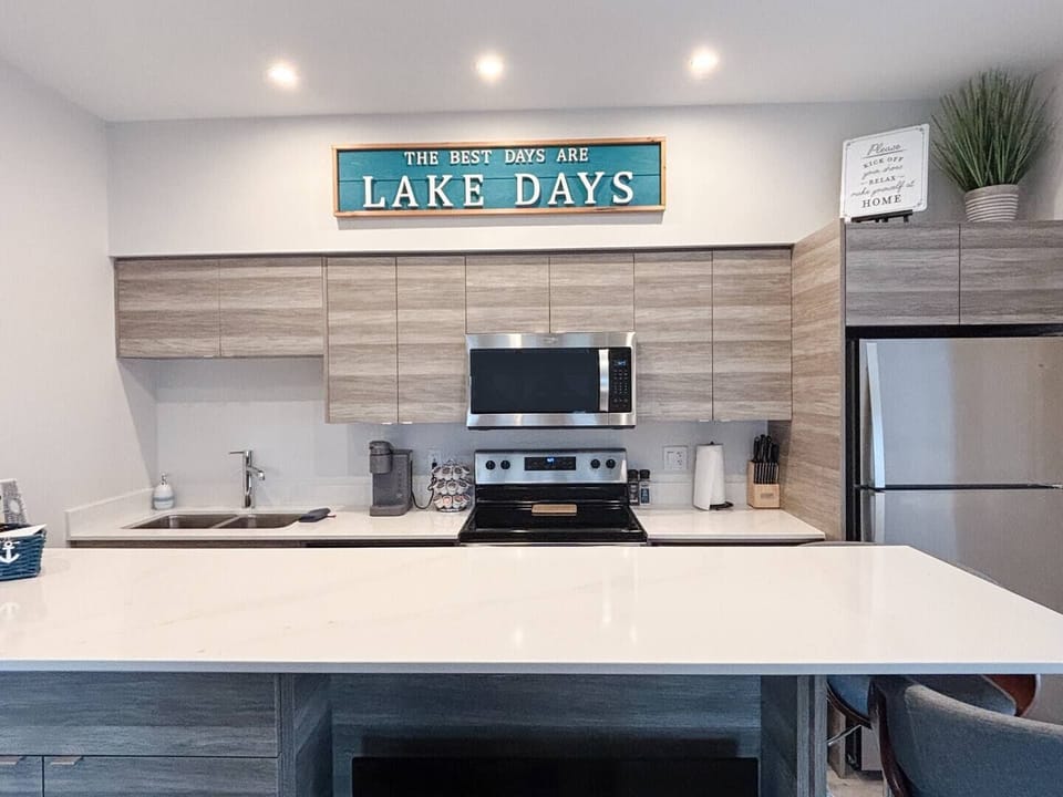 Our kitchen is fully stocked for our guests' comfort - you just need to show up with your suitcase and relax.