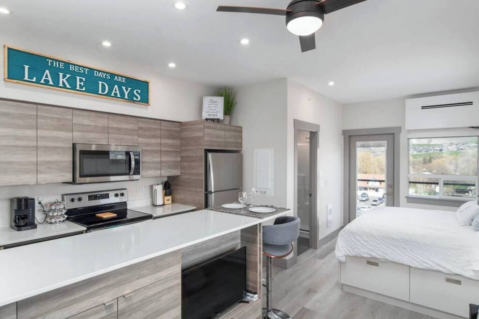 We have everything you need to make yourself at home at the Tiny Anchor Loft.