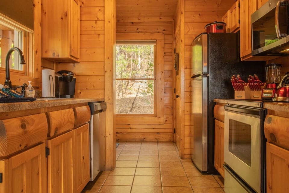Fully stocked kitchen