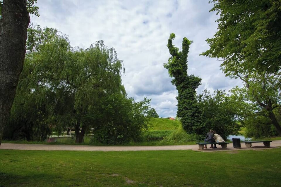 Kastellet when you walk out of the apartment. 