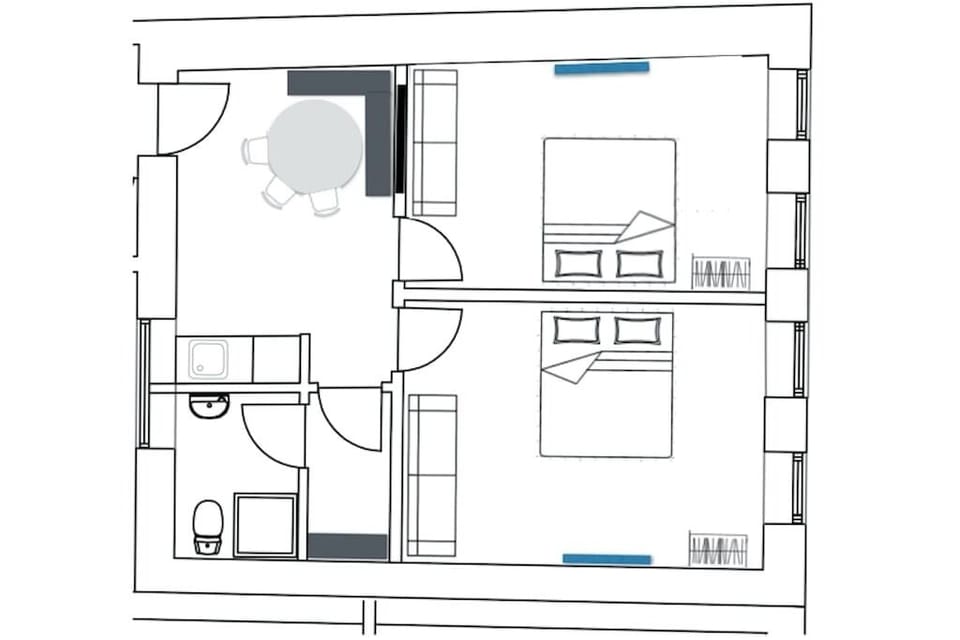 Layout of the apartment