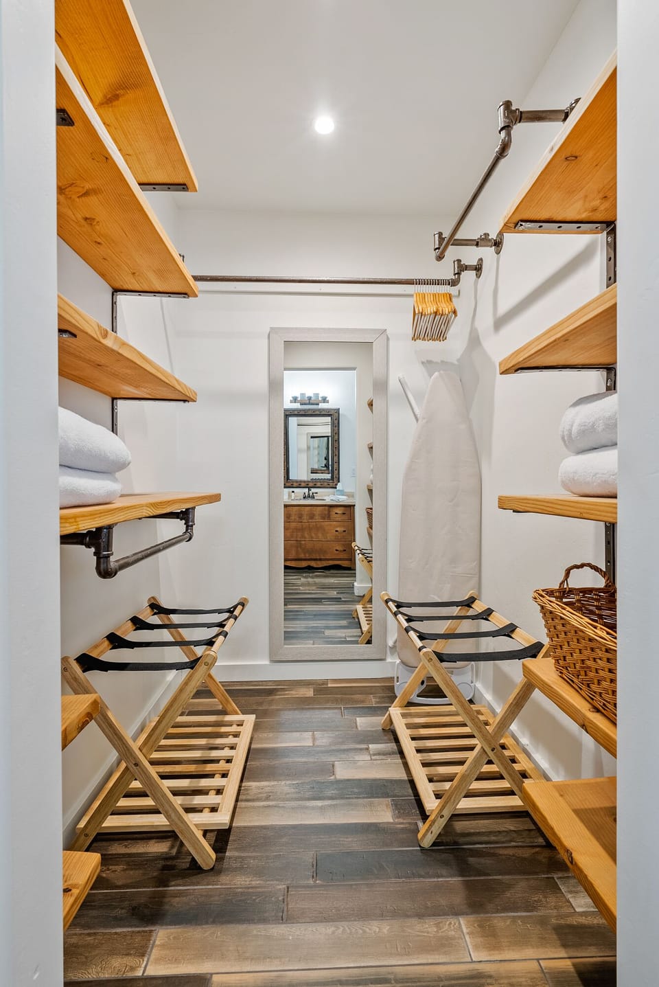 Huge walk-in closet in the Master Bedroom