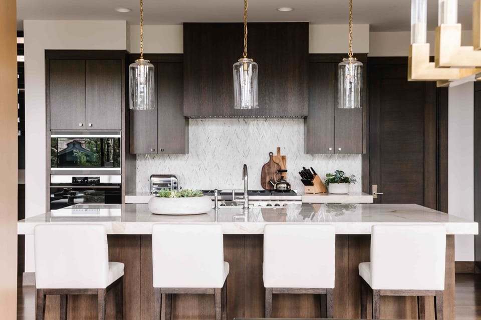 Room, Indoors, Kitchen, Kitchen Island, Hardwood