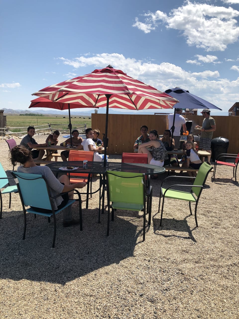 Outdoor dining