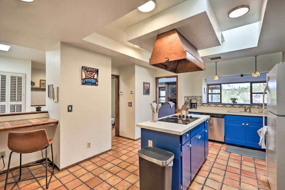 Kitchen | Half Bathroom on 1st Floor