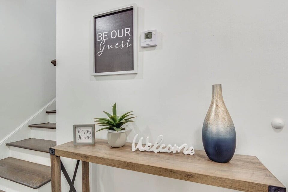 Whether you come in to visit or just to rest, when you enter our home, may you be blessed. 