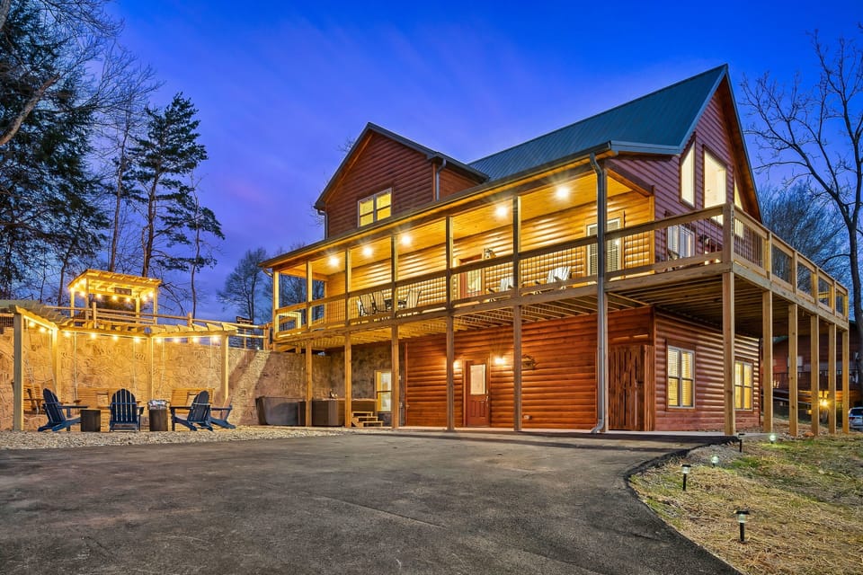 Twilight at Cabin Bliss