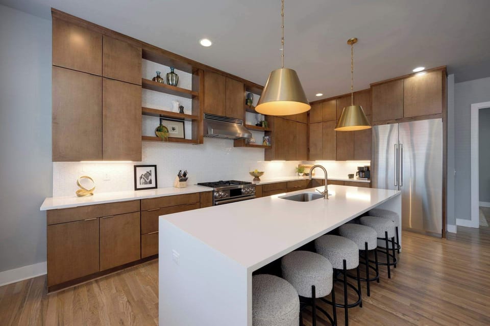 Fully stocked kitchen