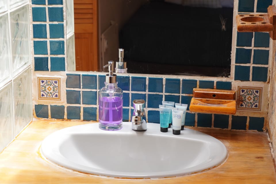 Superior Room | Bathroom | Shower, rainfall showerhead, free toiletries, hair dryer