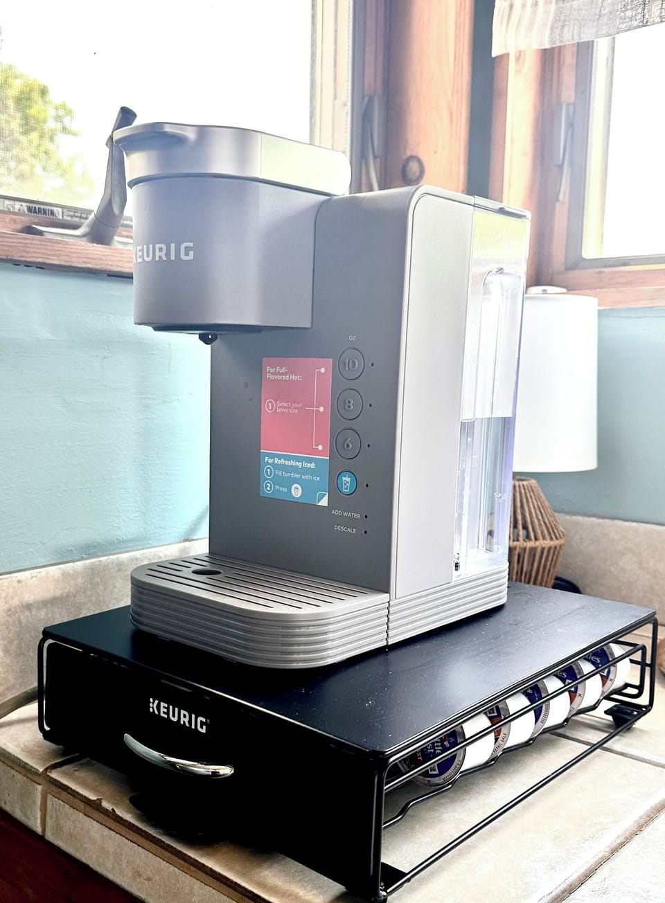 Keurig Coffee Machine provided.