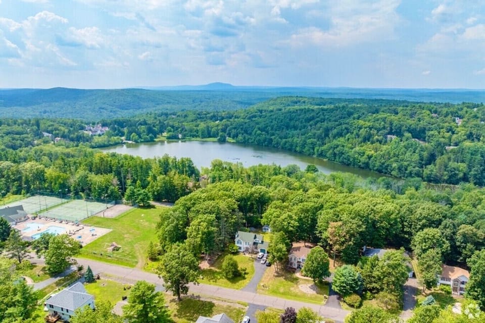 [Resort Amenities] Blue Mt Lake Aerial View