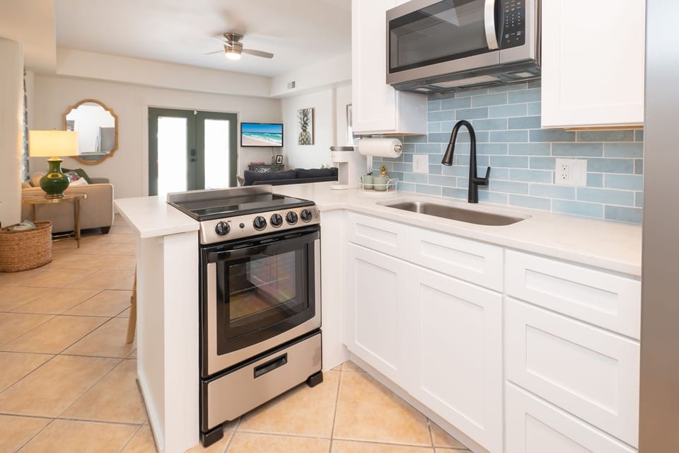 fully stocked kitchen