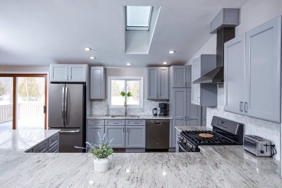 Fully equipped modern kitchen