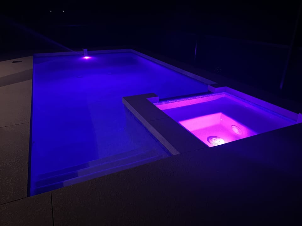 Pool at night 